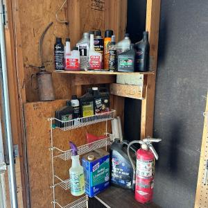 Photo of AUTOMOTIVE FLUIDS, OILER CAN, FIRE EXTINGUISHER AND MORE