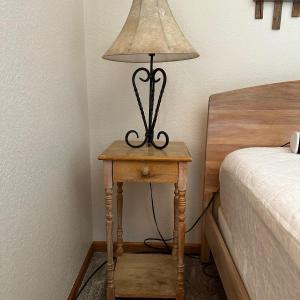 Photo of NIGHTSTAND WITH LAMP