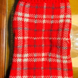 Photo of BRAND NEW - Harry Barker Windowpane Split Turtleneck Pet Sweater for Dogs and Ca