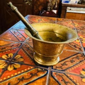 Photo of Brass Mortar and Pestle