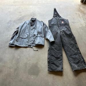 Photo of WALLS OVERALLS AND FIRSTLINE RAIN JACKET