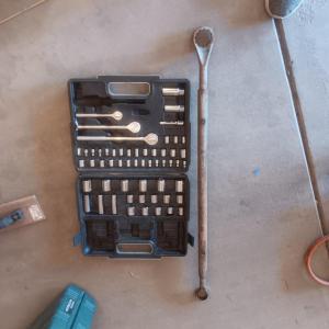 Photo of 120 PIECE SOCKET SET AND A HOMEMADE WRENCH