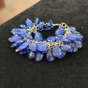 Photo of New blue ombré beaded charm bracelet