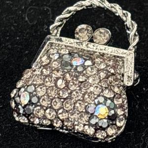 Photo of Rhinestone purse brooch