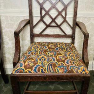 Photo of George III Style Carved Mahogany Armchair