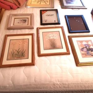 Photo of FRAMED PICTURES AND A FEW PICTURE FRAMES