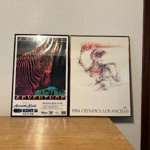 Photo of 2 FRAMED POSTERS