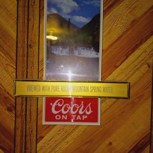 Photo of COORS ON TAP SIGN