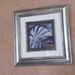 Photo of 2 FRAMED PICTURES AND A BEADED HANGING DECOR