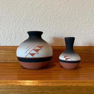 Photo of SIGNED NATIVE AMERICAN POTTERY