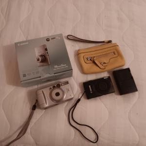 Photo of CANON POWERSHOT DIGITAL AND CANON SURE SHOT 35MM CAMERAS