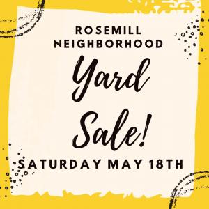 Photo of Rosemill Neighborhood Annual Yard Sale