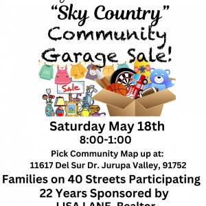 Photo of "Sky Country" Community Garage - Families on 40 Streets Participating!