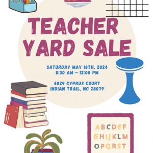 Photo of Teacher Yard Sale