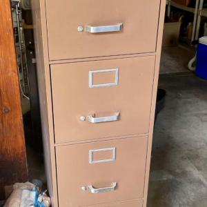 Photo of Metal 4-Drawer File cabinet
