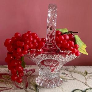 Photo of Glass Basket with Fruit