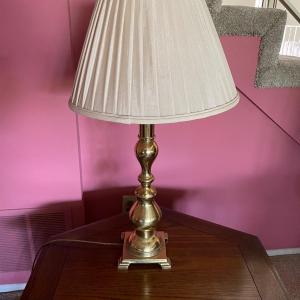 Photo of Vintage Brass Table Lamp