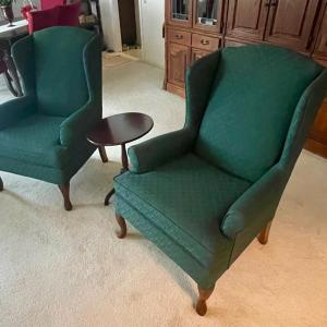 Photo of Queen Anne Wingback Chairs
