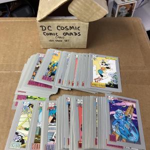 Photo of DC cosmic comic cards 1991