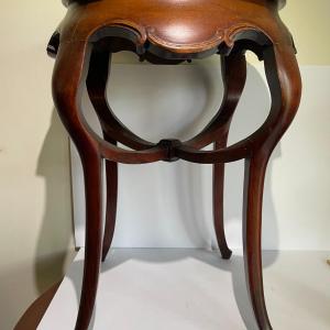 Photo of Antique Wooden Plant Stand 19" x 24.5" in VG Preowned Condition as Pictured.