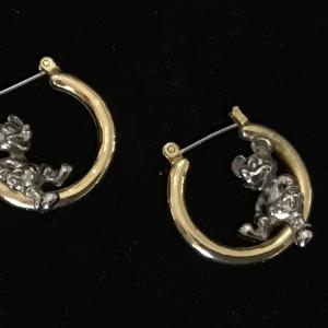 Photo of Walt Disney Mickey Mouse hoop earrings