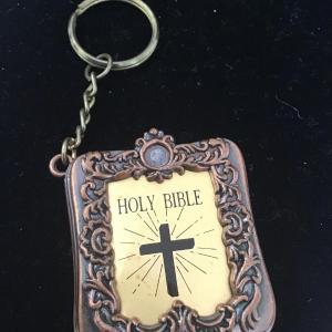 Photo of Mini Holy Bible keychain