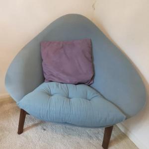 Photo of Adrian Pearsall Coconut chair (rare)