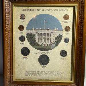 Photo of The Presidential Framed Coin Collection 20th Century as Pictured.