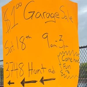 Photo of $1 Epic Garage Sale!!!
