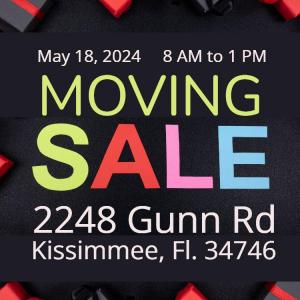 Photo of Moving Across the Country Sale One Day Only Rain or Shine!