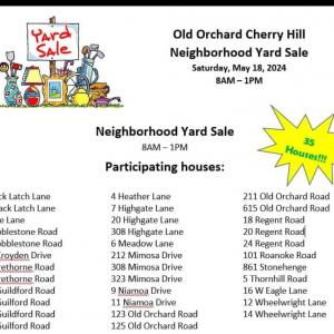 Photo of Old Orchard Community Yard Sale!