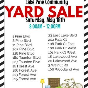 Photo of Lake Pine Community Yard Sale