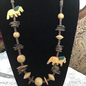Photo of Vintage Carved Necklace