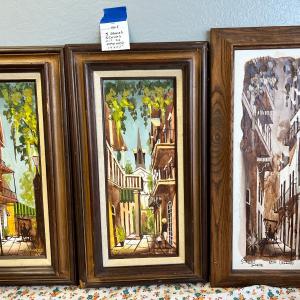 Photo of Triptic of rectangle New Orleans scenes