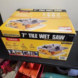 Photo of Workforce 7" Tile Wet Saw New in sealed box THD550