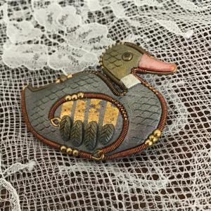 Photo of Vintage duck brooch