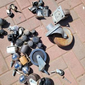 Photo of 2nd lot of vintage and assorted castors