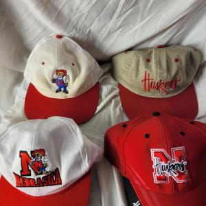 Photo of Lot of Nebraska cornhuskers hats