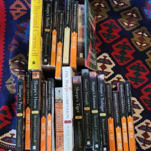 Photo of Complete collection of Bernard Cornwell's Richard Sharpe novels with additional