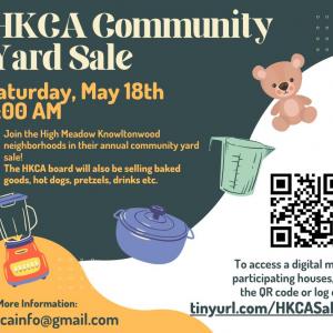 Photo of HKCA Community Yard Sale - Saturday, 5/18
