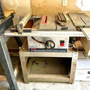 Photo of Ryobi 10" Table Saw with Stand and Rails