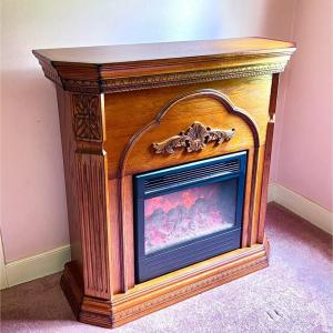 Photo of Amish Crafted Cabinet with Electric Fireplace by Heat Surge Fireless Infinity Fl
