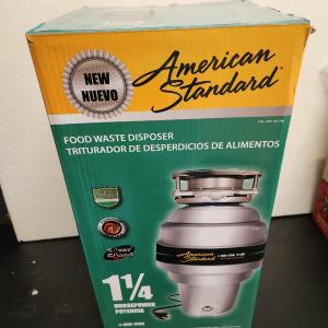 Photo of American Standard Food Waste Disposer 1 1/4 HP New in box
