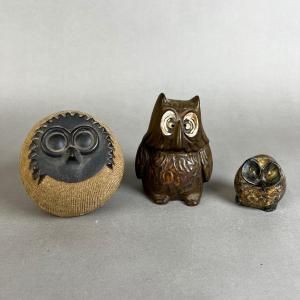 Photo of 684 Vintage Owl Pottery Decor