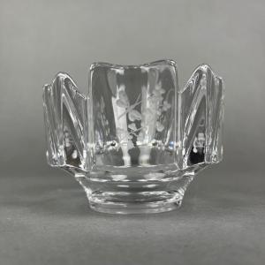 Photo of 644 Orrefers Cut Crystal Glass Crown Bowl