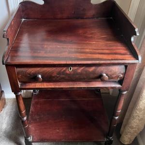 Photo of Antique Early Desk/End Table 21.5" Wide, 17.5" Deep, & 30" Tall in Good Preowned