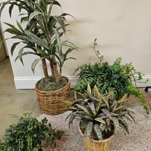 Photo of Four Decorative Artificial Plants (BS-JS)