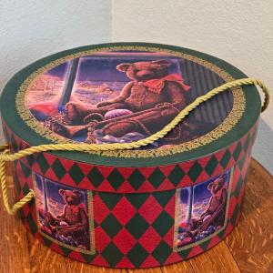 Photo of Vintage Teddy Bear Hat Box