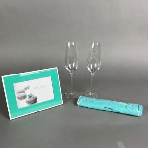 Photo of 710 Tiffany & Co Crystal Champagne Flutes