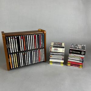 Photo of 716 Mid-Century CD Shelf w/CDs